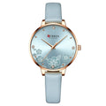 Women's Waterproof Casual Leather Small-Dial Watch