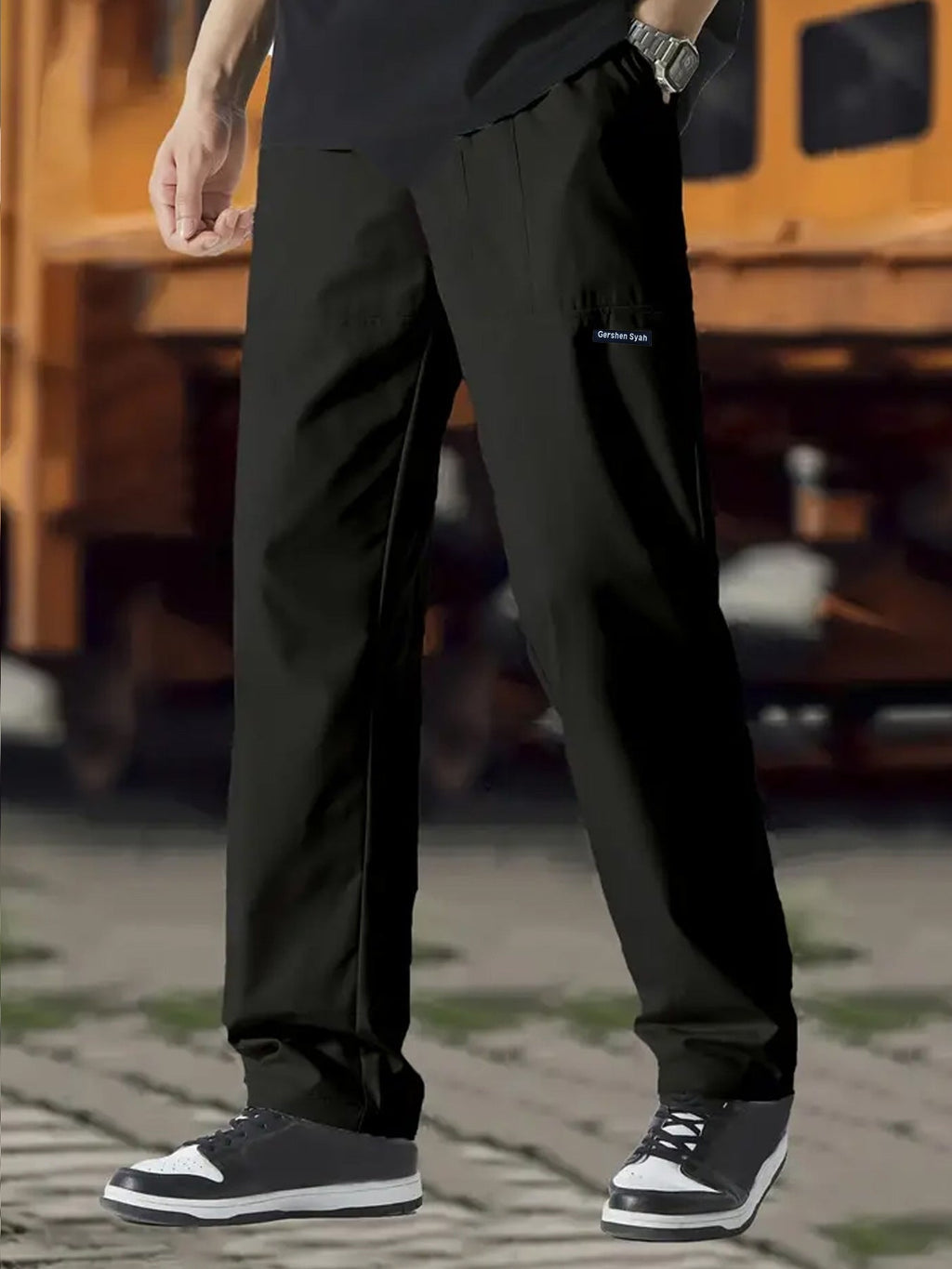Simple Casual Fashion Straight Sports Pants