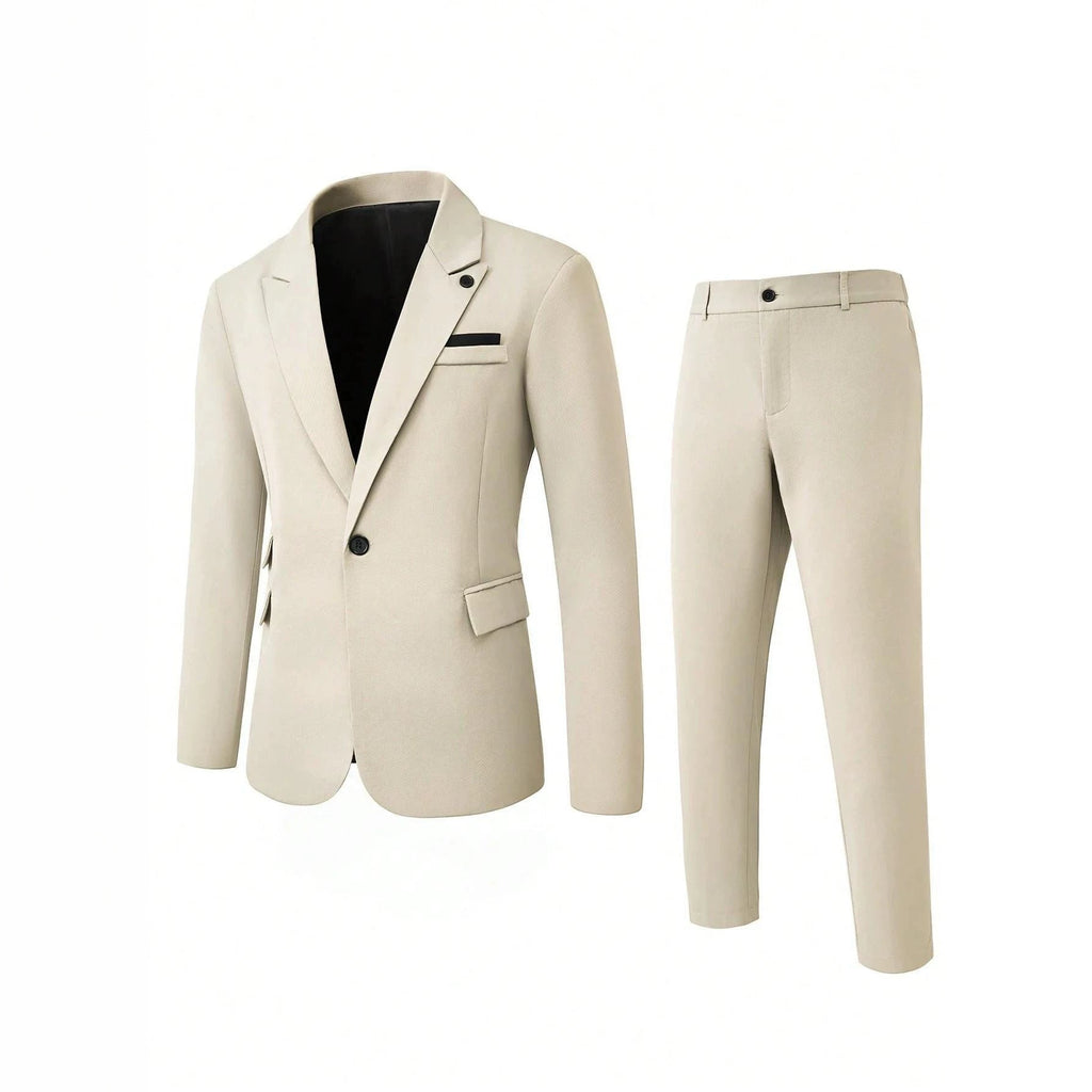 Mens Light Business Evening Suit
