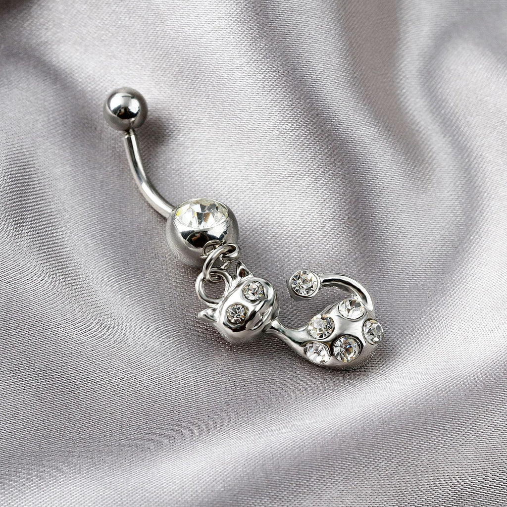 Stainless Steel Creative Animal Belly Button Ring