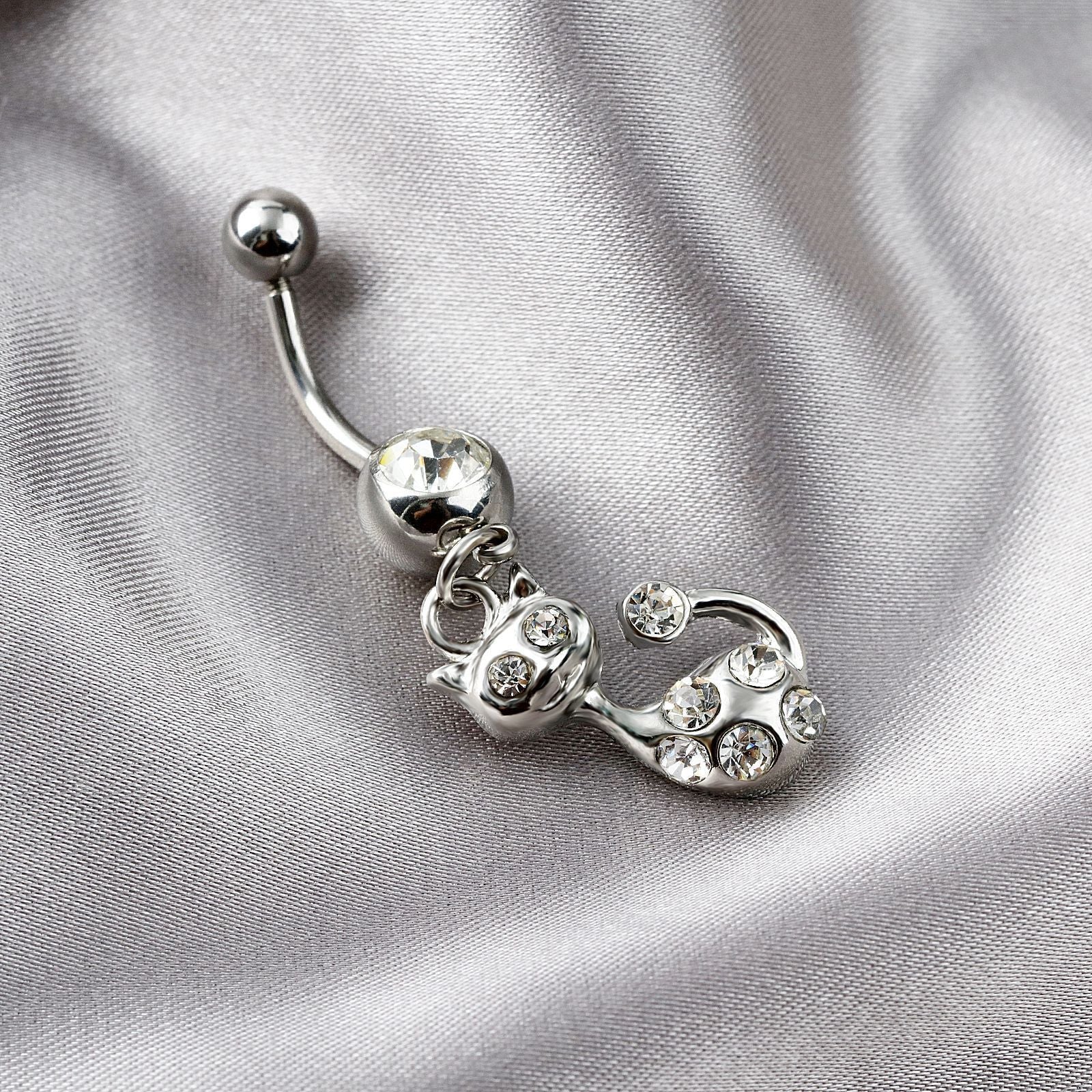 Stainless Steel Creative Animal Belly Button Ring