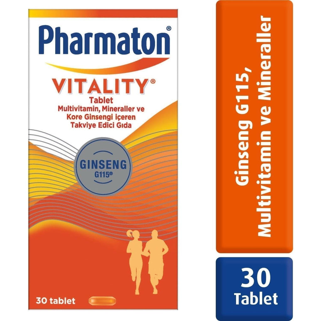 Pharmaton Multivitamin Supplement with Ginseng for Adults - Boost Energy & Vitality