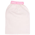 Dermapeel Pink Touch Bath Glove for Sensitive Skin Care - Soft, Gentle Cleansing, Unisex Design