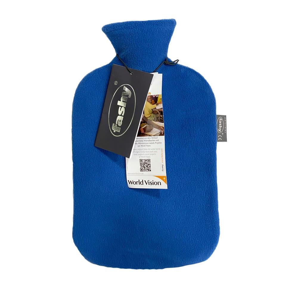 Fashy Odorless Hot Water Bottle with Cover - 2 Liter | Certified Quality