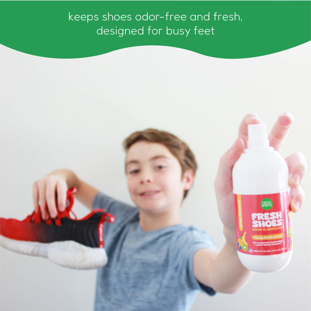 FRESH MONSTER Deodorizing Shoe Spray for Kids & Teens
