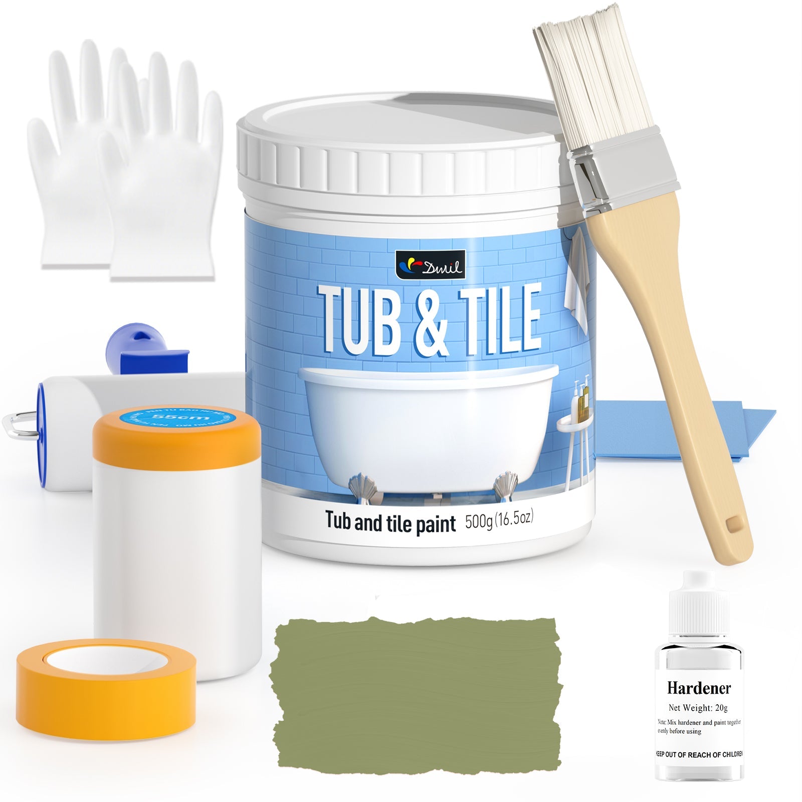 DWIL Tub & Tile Refinishing Kit – Tools Included