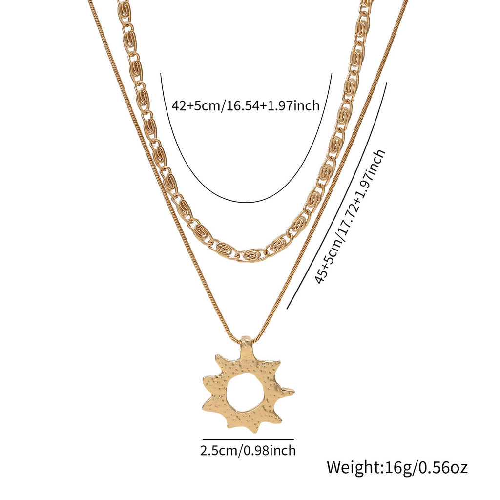 2026 New Cross-border Necklace For Women, Light Luxury Niche Clavicle Chain, Premium Minimalist Versatile Pendant Neck Jewelry