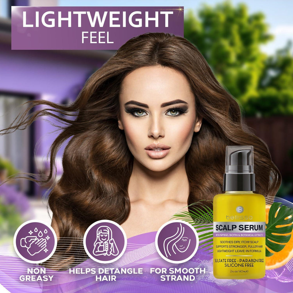 Scalp Serum Dry and Itchy Dandruff Moisturizer 2 Fl Oz Treatment for Women and Men Advanced Care and Anti Itch Relief Tonic