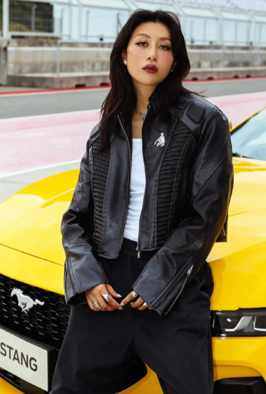 Original Akira Short Biker Leather Jacket
