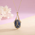 Spring New Natural Energy Crystal Pendant Ins Niche Design Valentine’s Day Bag Bag Peace Necklace