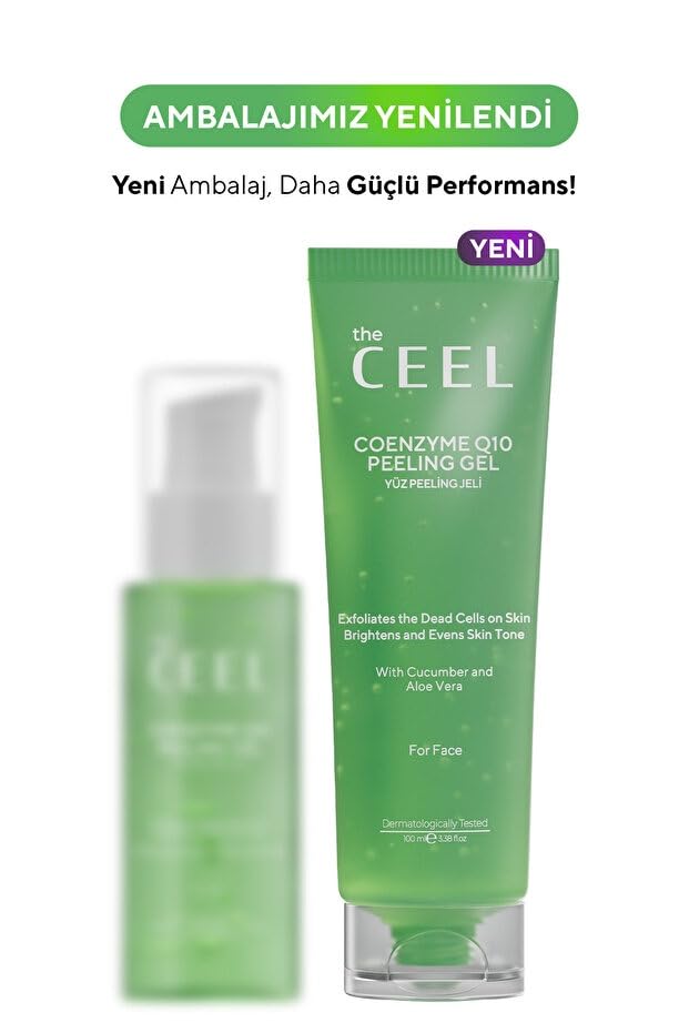 The Ceel Coenzyme Q10 Peeling Gel - Gentle Exfoliating Skincare for Anti-Aging, 3.38 fl oz