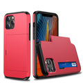 Compatible with Apple, iPhone12 card push card sliding type anti-drop phone case