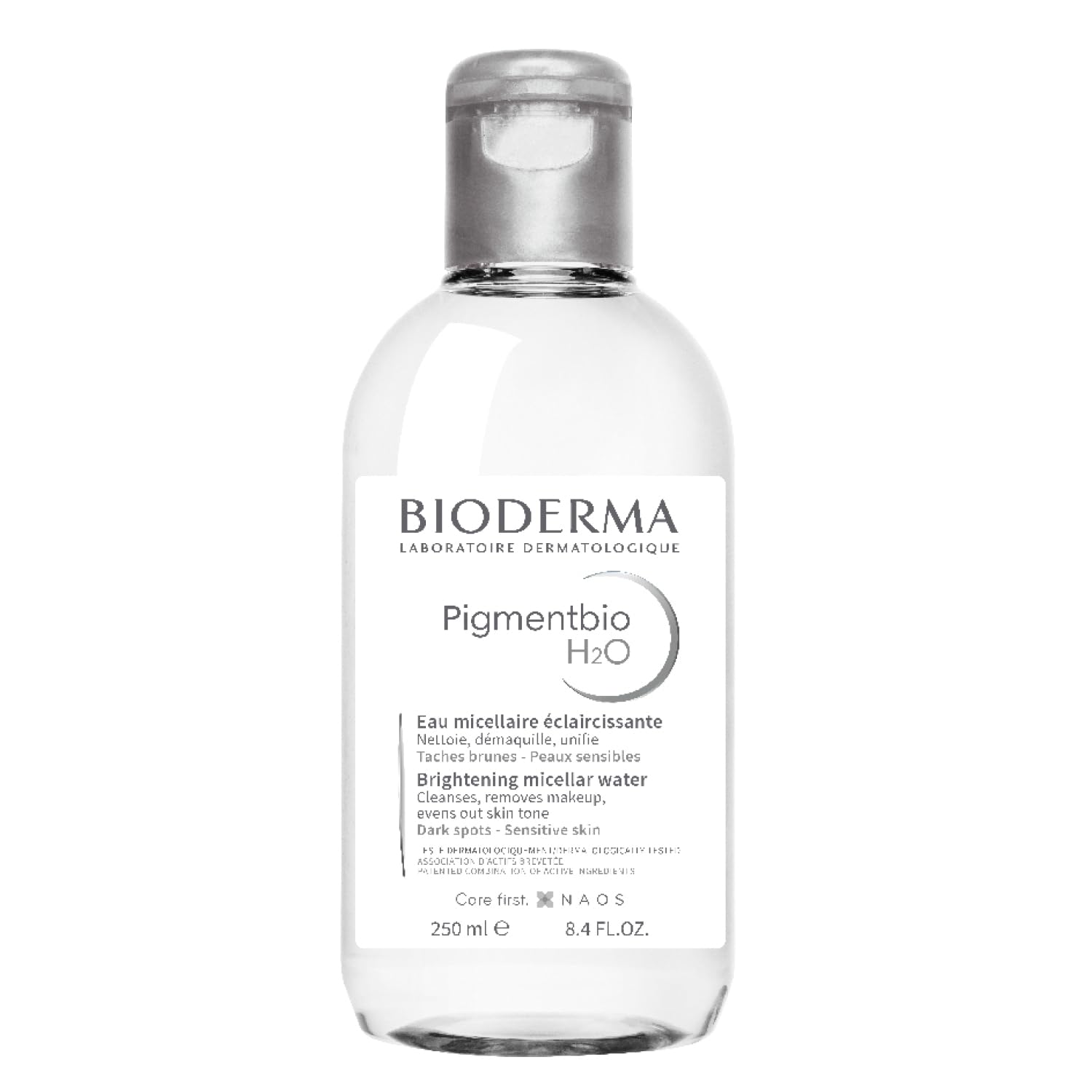 Bioderma Pigmentbio H2O Micellar Makeup Remover for Sensitive Skin - 8.45 fl oz Gentle Skincare