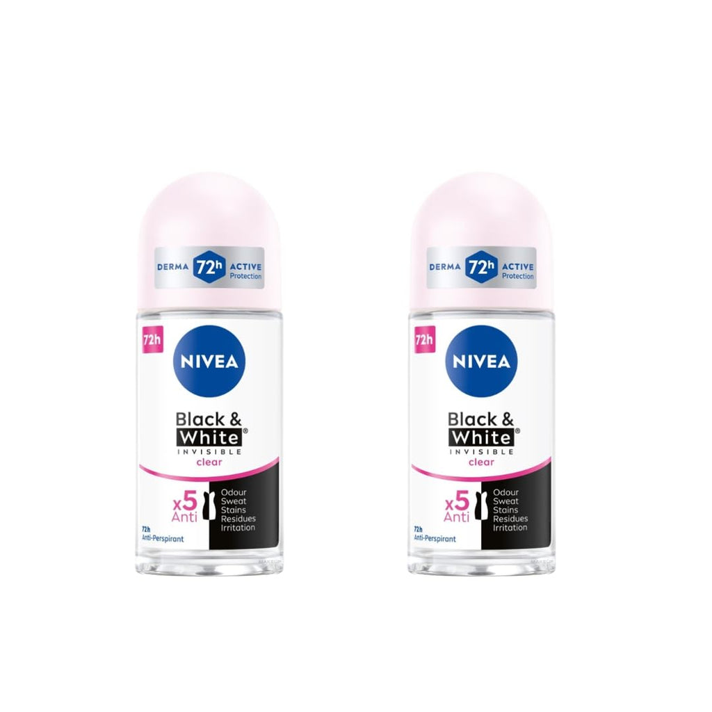 Nivea Women's Anti-Stain Roll-On Deodorant for Long-Lasting Freshness - 1.69 fl oz