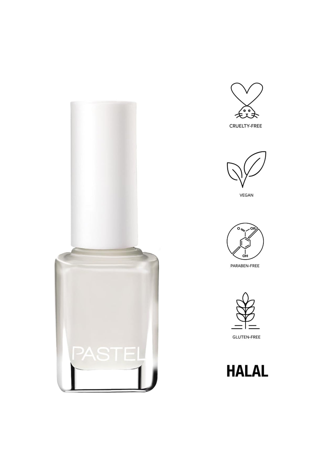 Pastel Vegan Nail Polish 13ml - Cruelty-Free, Chemical-Free Beauty - Pastel Colors