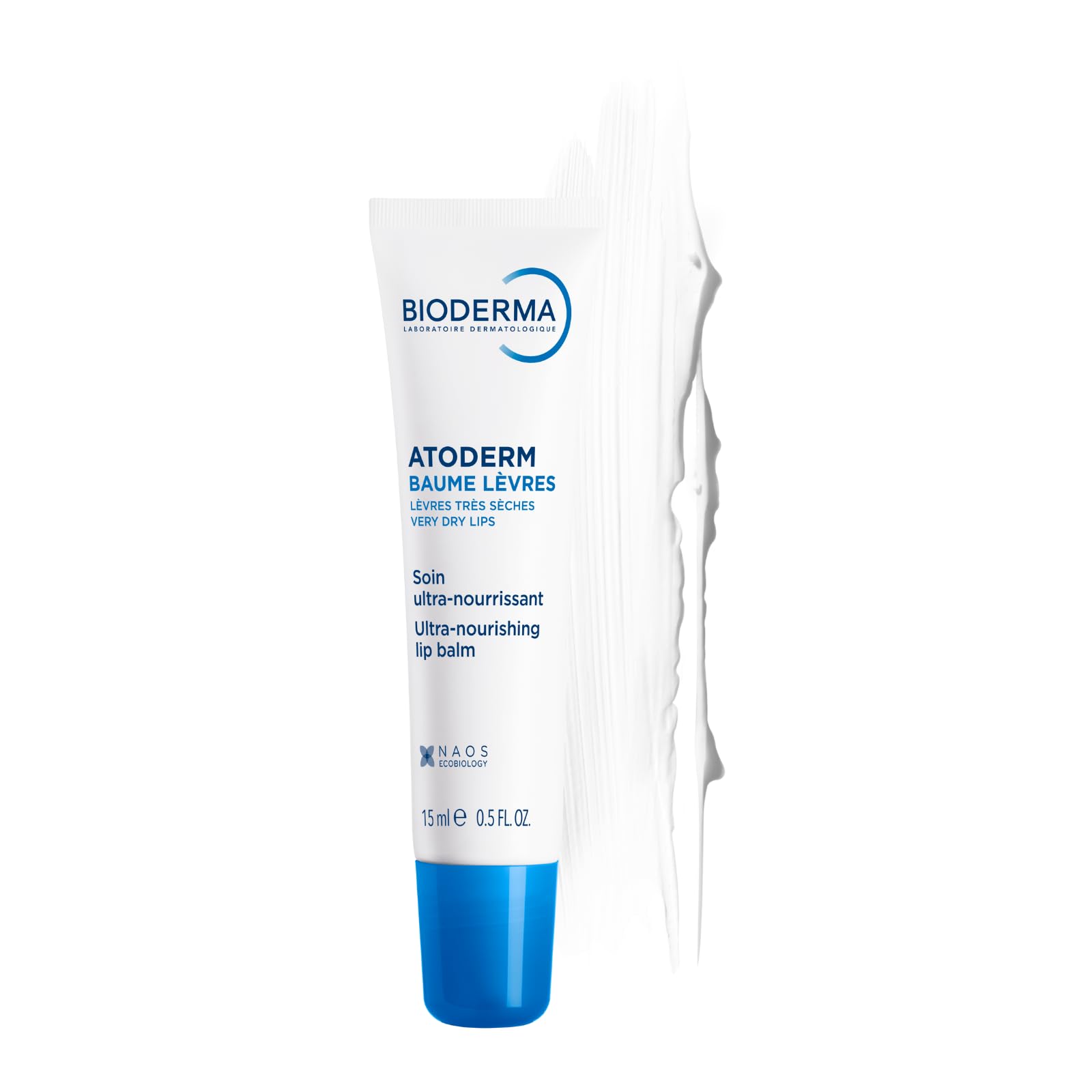 Bioderma Atoderm Lip Balm - Moisturizing Lip Care with Shea Butter & Avocado Oil for Dry, Chapped Lips