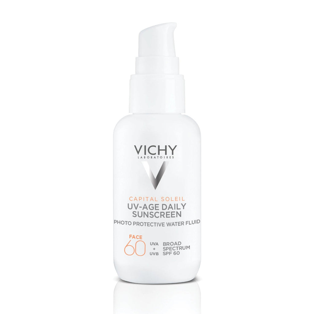 Vichy Ideal Soleil Emulsion SPF 50 - Water-Resistant, Hypoallergenic Face Sunscreen for Sensitive & Oily Skin