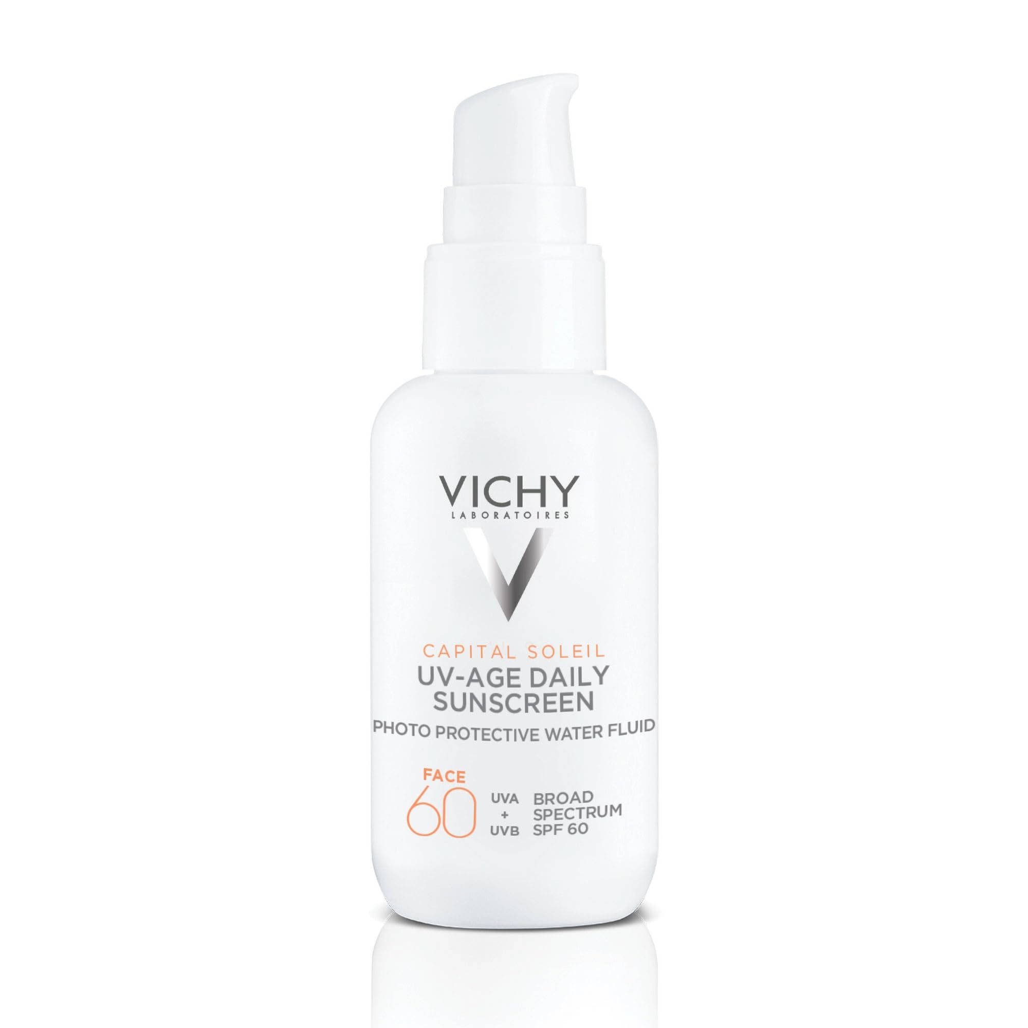 Vichy Ideal Soleil Emulsion SPF 50 - Water-Resistant, Hypoallergenic Face Sunscreen for Sensitive & Oily Skin