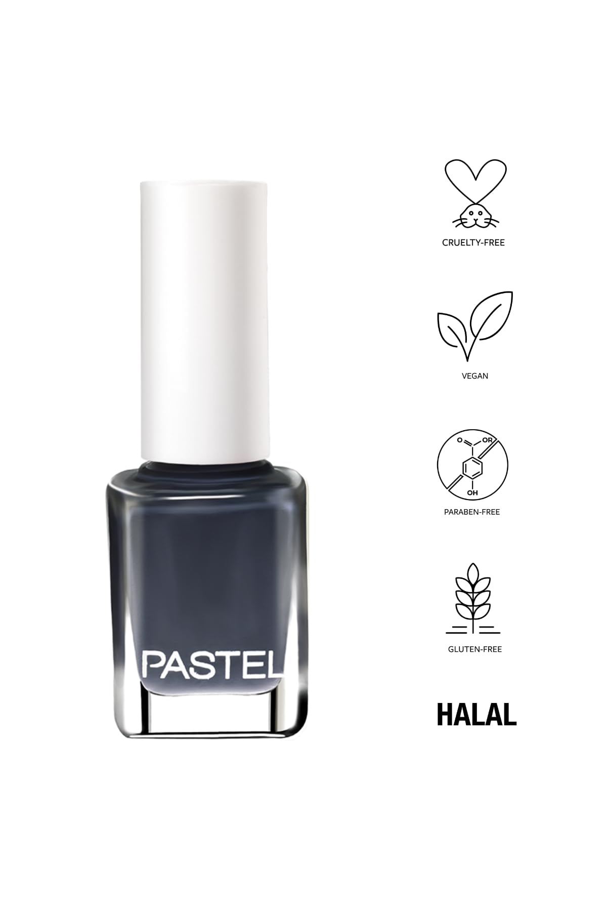 Pastel Vegan Nail Polish - Cruelty-Free, Toxic-Free, 13ml - Pastel Colors