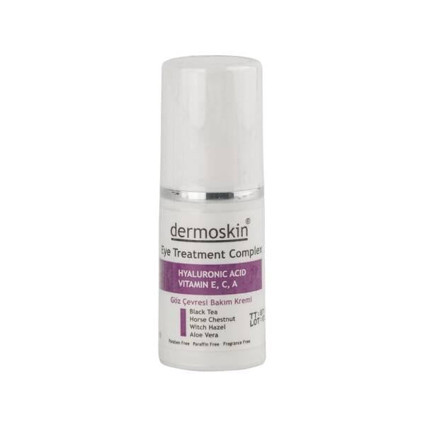Dermoskin Eye Cream - Natural Anti-Aging Eye Care with Hyaluronic Acid & Aloe Vera