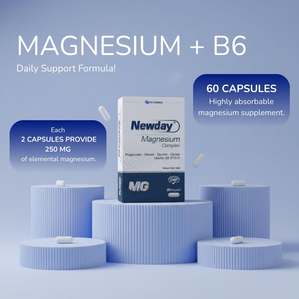 Newday Magnesium Complex - 60 Capsules