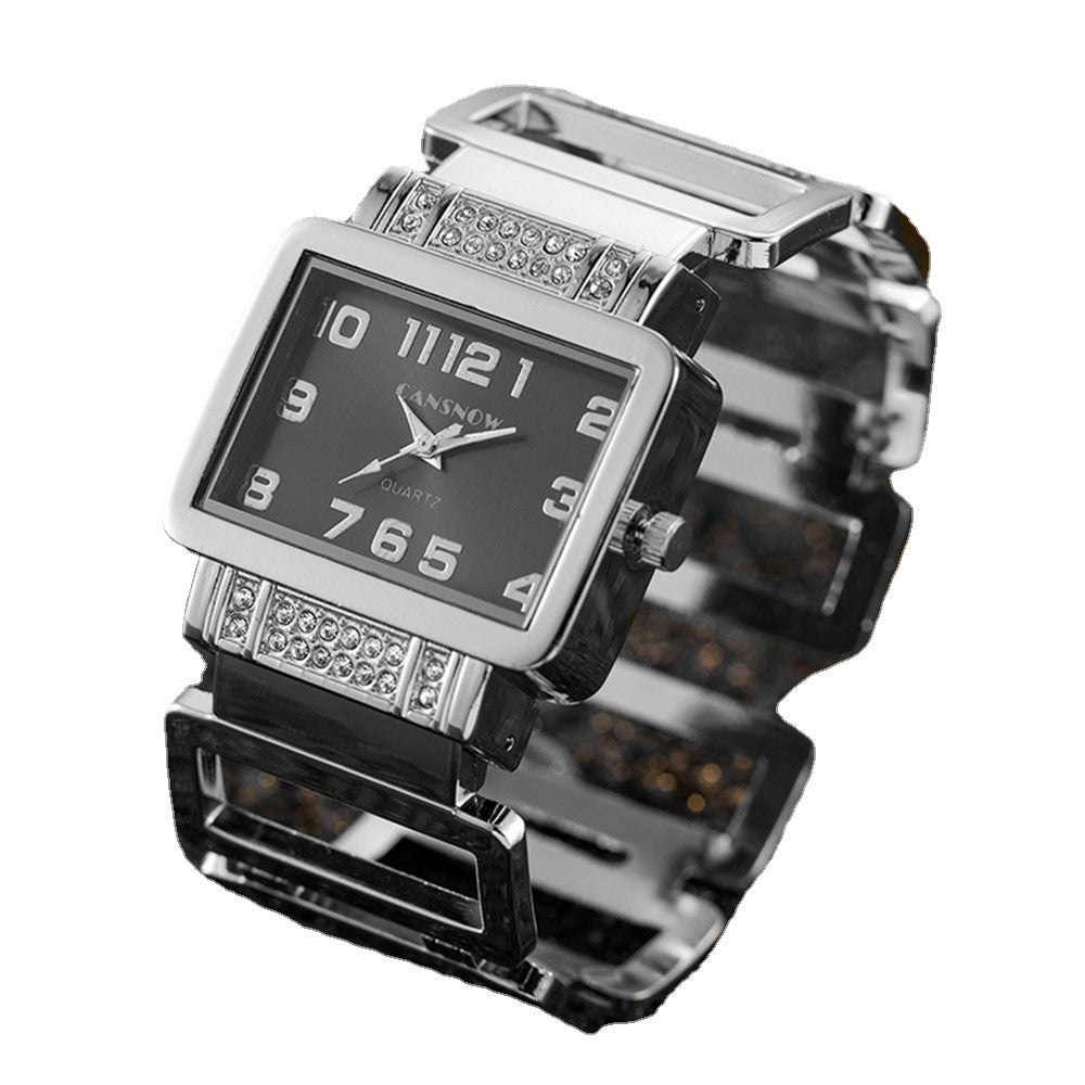 Fashionable Gold And Silver Womens Watch