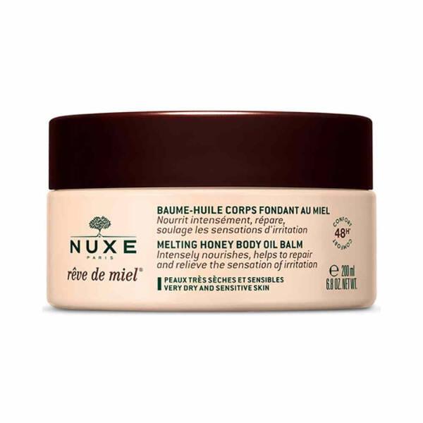 Nuxe Reve De Miel Melting Honey Body Oil Balm 200ml - Natural Skincare for Dry Skin