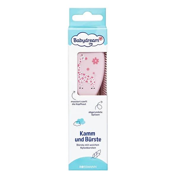 Babydream Baby Hair Care Set - Gentle Comb and Soft Bristle Brush for Newborns