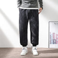 Men's Elastic Waist Drawstring Ankle Sweatpants