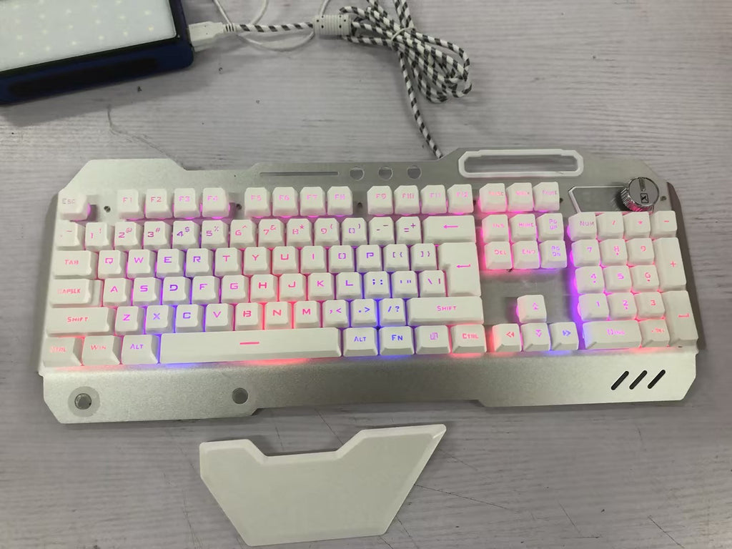 Ergonomic RGB Wired Gaming Keyboard