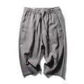 Casual Cool Breathable Cotton Linen Capri Pants