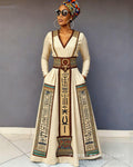 Stylish And Elegant Maxi Dress With A Flared Hem For Women