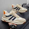 Men's Wide Toe Cortez-style Sneakers, Extra Wide Shoes For Wide Feet & High Instep, Soft Mesh Casual Trainers