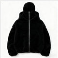 Double-hooded Cardigan Fleece Thermal Sweatshirt