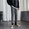 Men's Dress Pants Men's Cropped Slim-fit Casual
