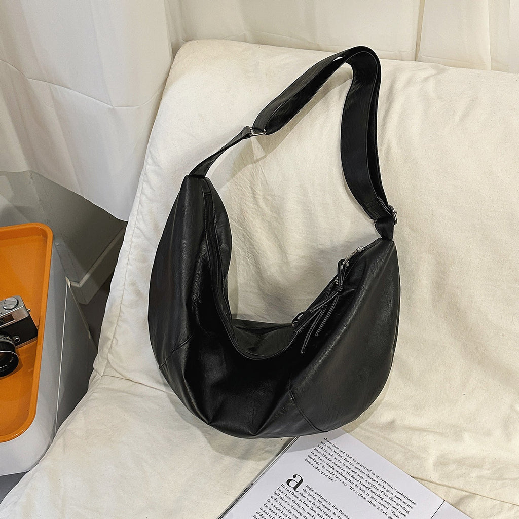 Large-capacity Motorcycle Riding Bag, Cool And Unique Crossbody Bag, Simple Single-shoulder Crossbody Bag
