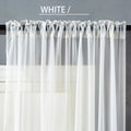 Modern Cotton Linen Window Screen