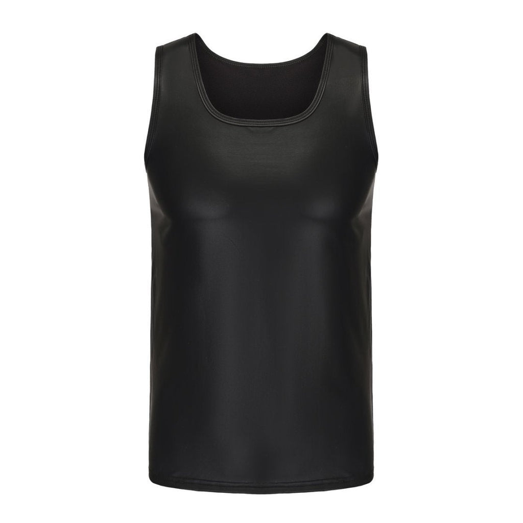 U-neck Tight Slimming Off-the-shoulder Vest