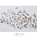 10Pcs Long Water Drop Rhinestone Nail Decor