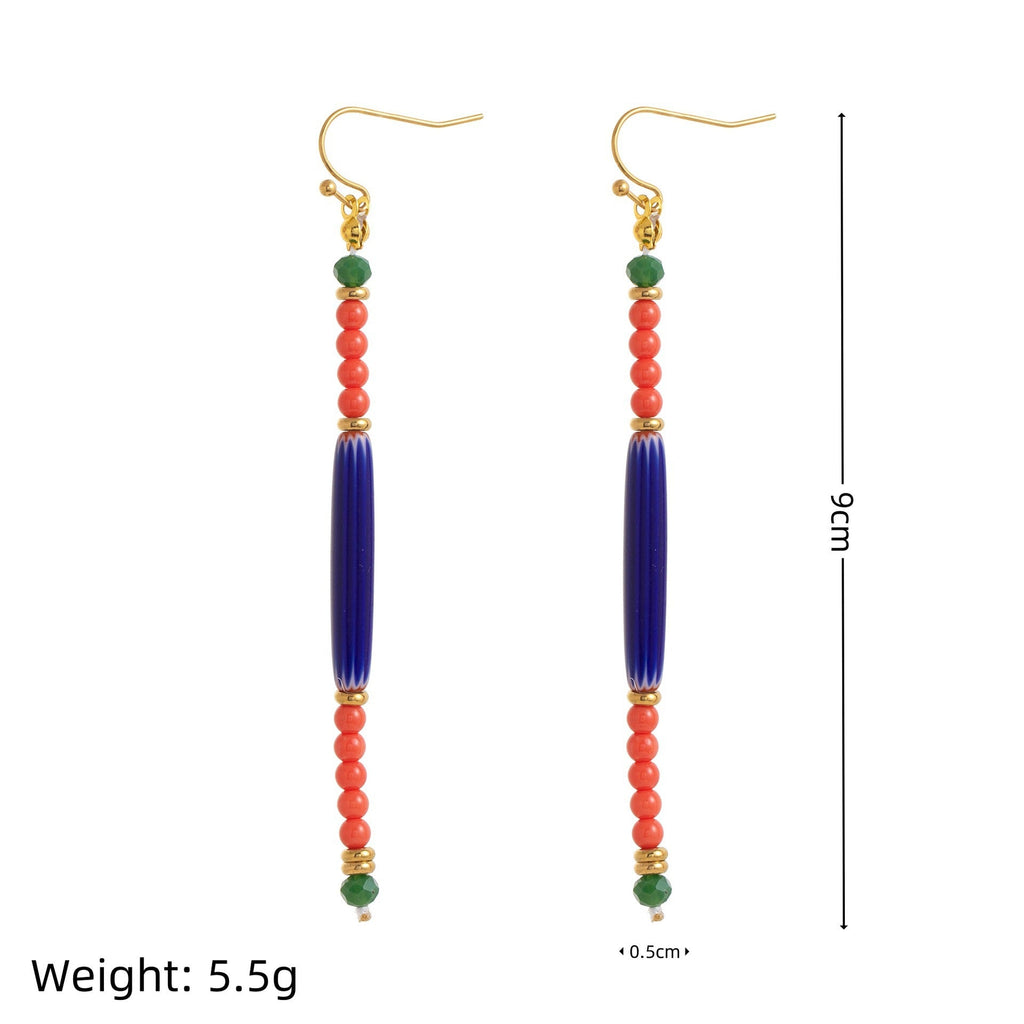 Gold-plated Stainless Steel Stud Earrings