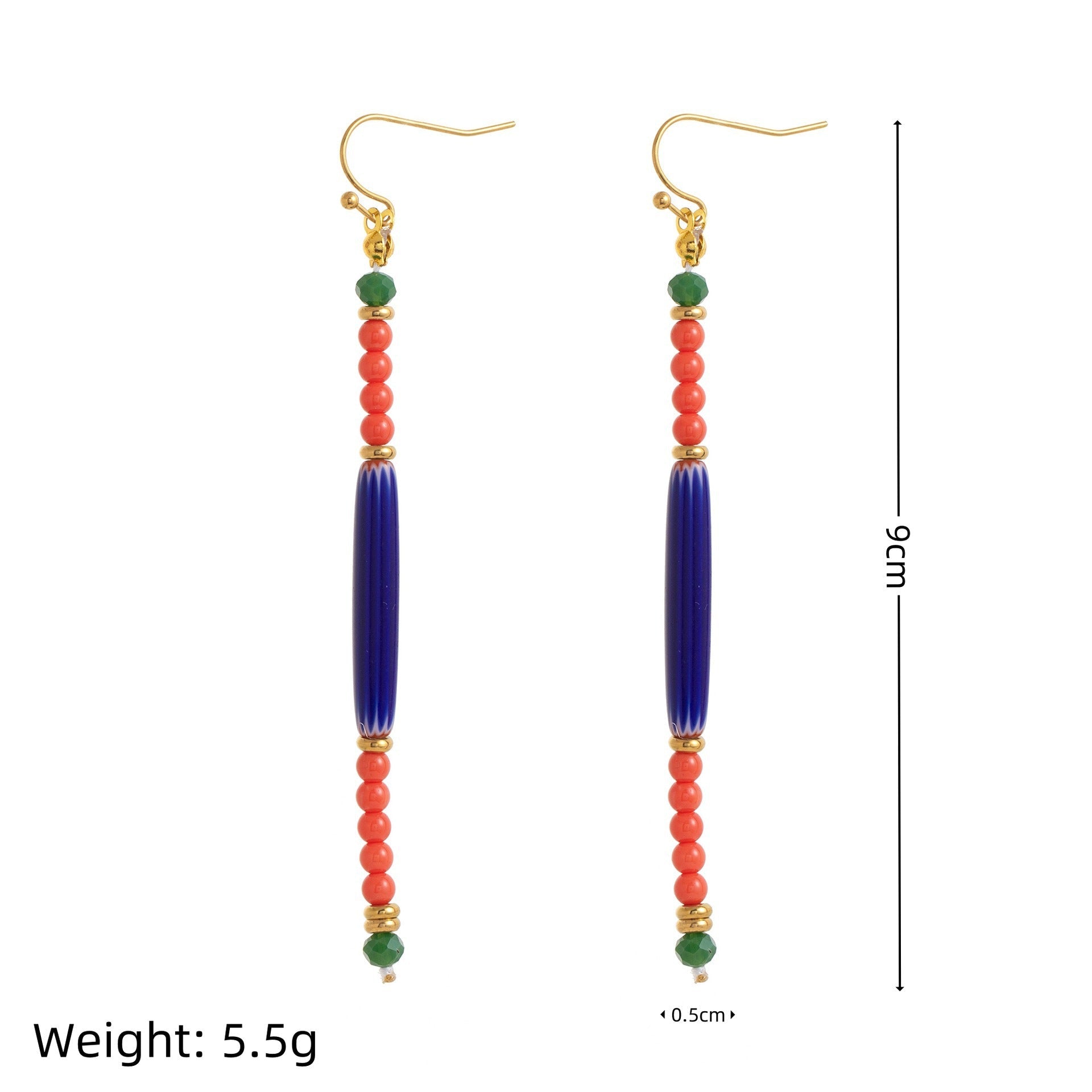 Gold-plated Stainless Steel Stud Earrings