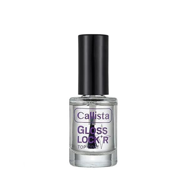 Callista Gloss Lock'r Top Coat - Vegan, Fast Drying Nail Top Coat for Long-Lasting Glossy Finish