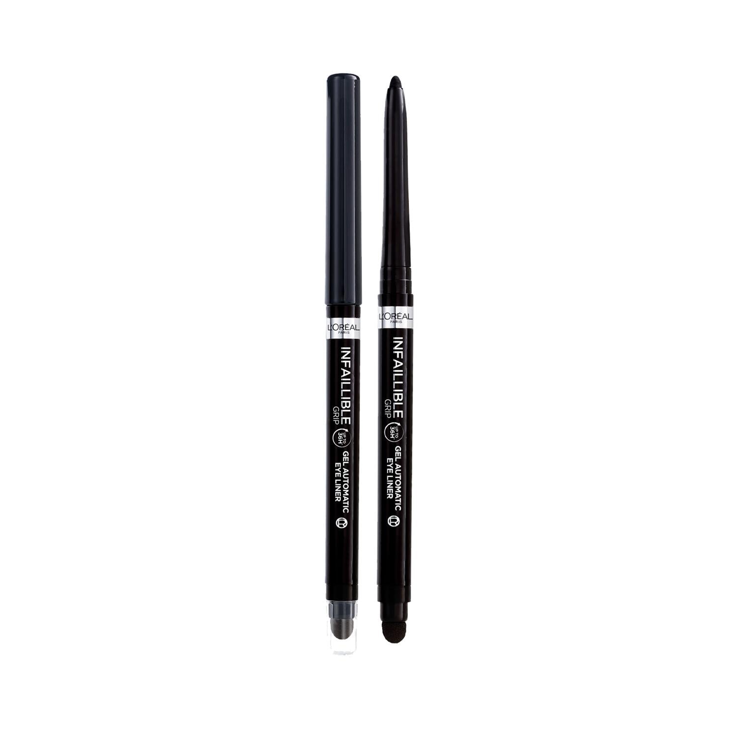 L'Oreal Paris Infallible Intense Black Automatic Gel Eyeliner: 36H Smudgeproof, Long-Lasting Eye Definition