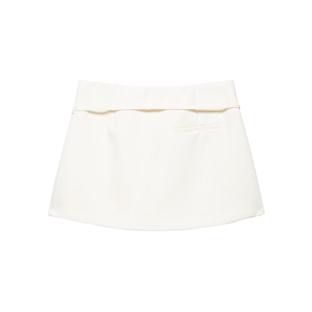 Women's clothing with belt skirt