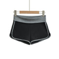 Flip up low waisted shorts