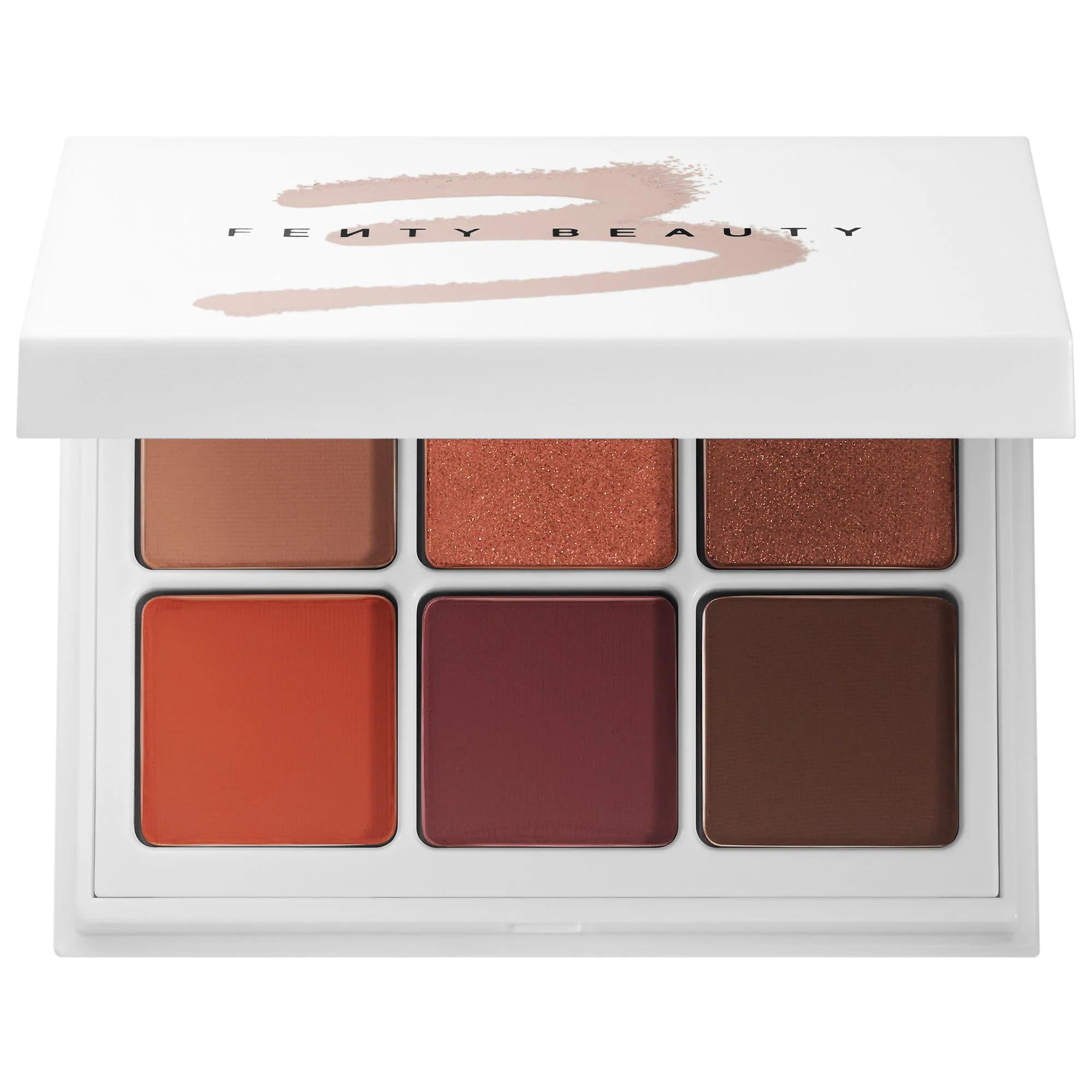 Fenty Beauty Snap Shadows: Mix & Match Eyeshadow Palette - Portable, Cruelty-Free, Shimmer, Matte & Glitter Eyeshadows for Limitless Eye Looks