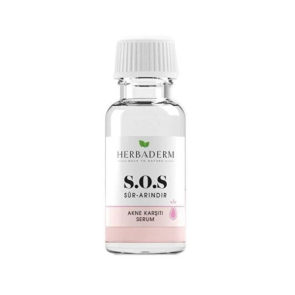 Herbaderm Acne Treatment Serum with Salicylic Acid & Sulfur - 20ml for Oily Skin