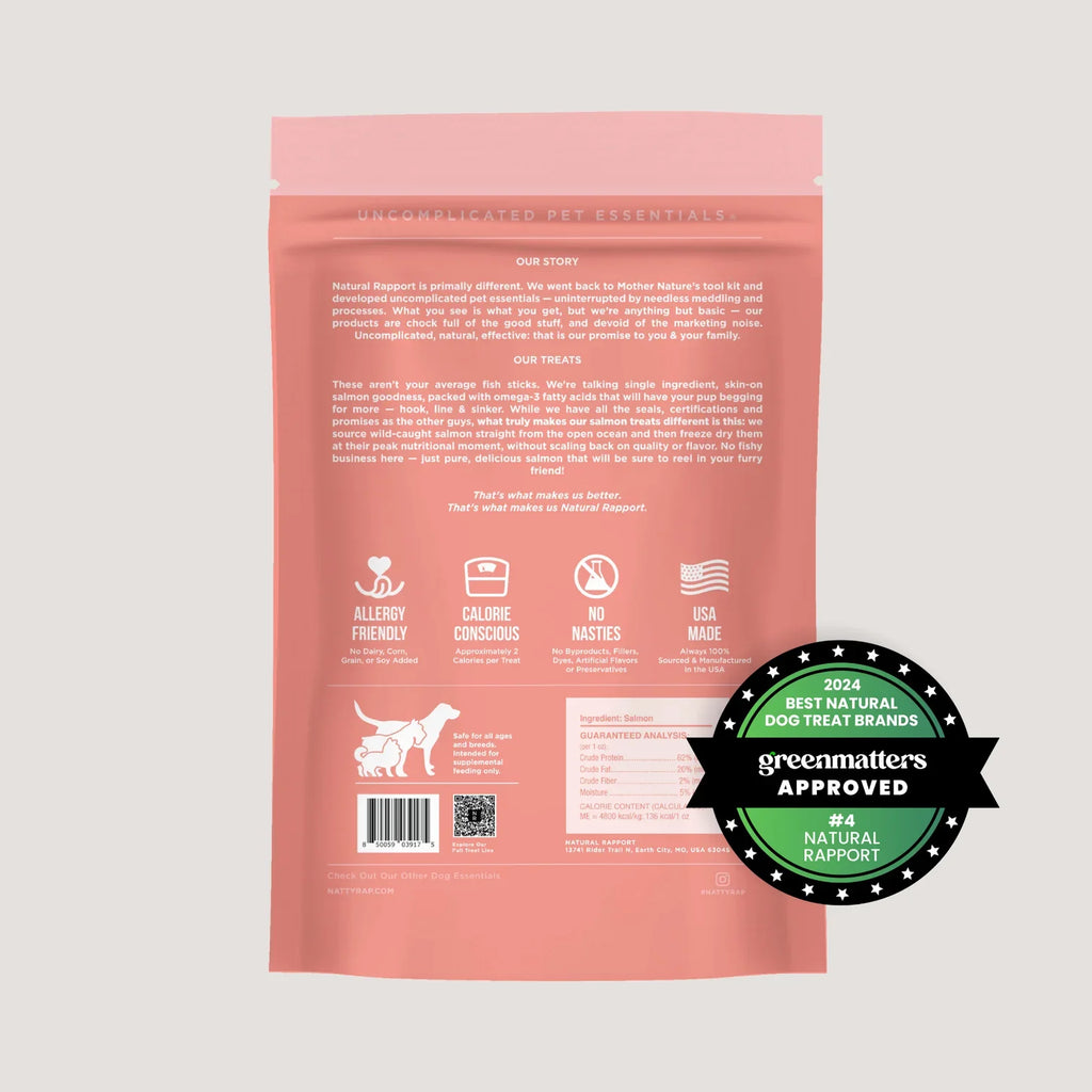 Natural Rapport The Only Freeze Dried Salmon Dogs Need (3oz)