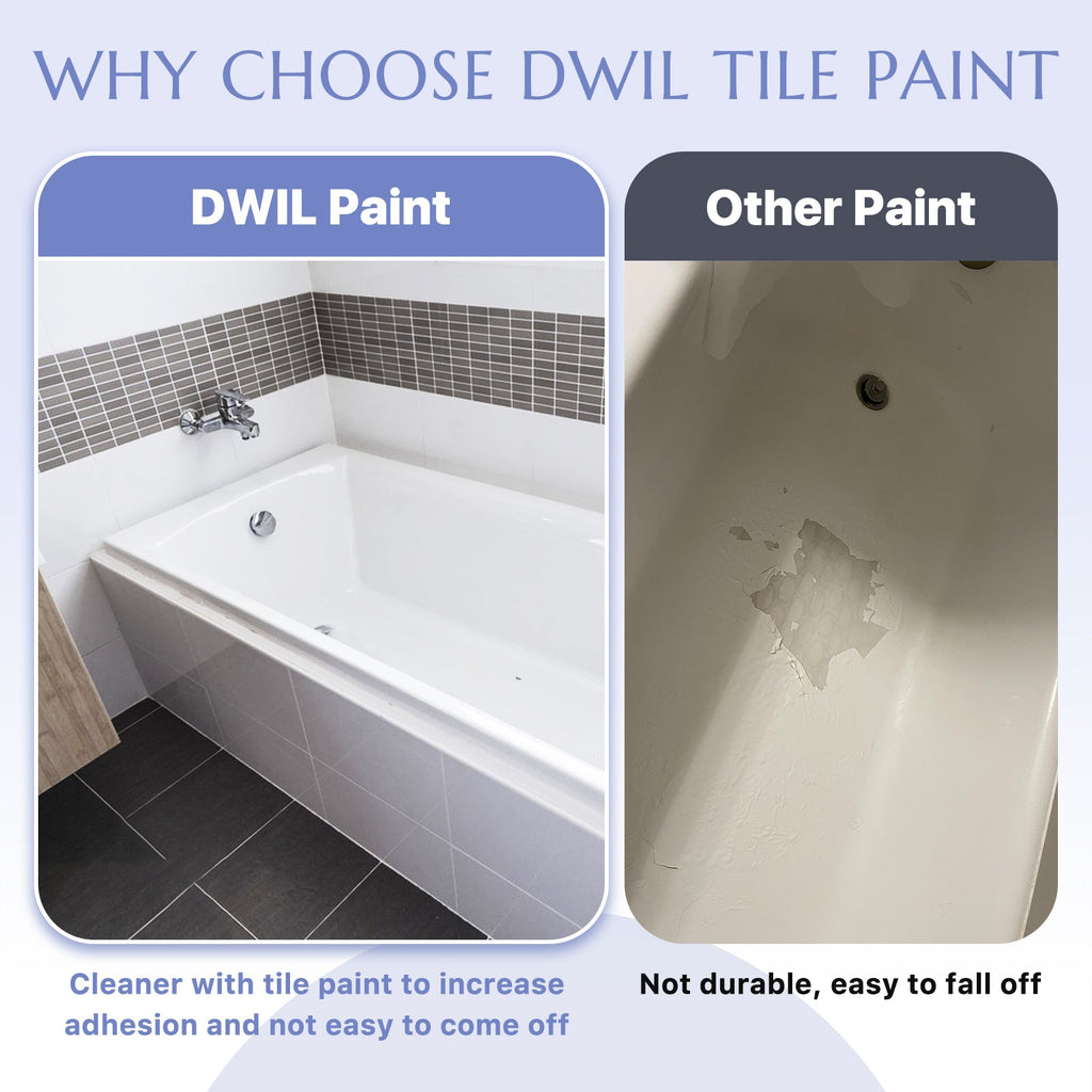 DWIL Tub & Tile Paint Kit with Cleaner – 32 oz