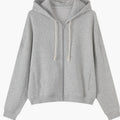 Relaxed Stylish Versatile Zip-up Cardigan Top